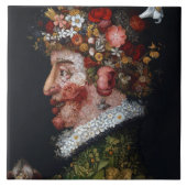 Der Frühling, Arcimboldo Fliese (Vorderseite)