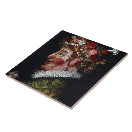 Der Frühling, Arcimboldo Fliese (Seite)
