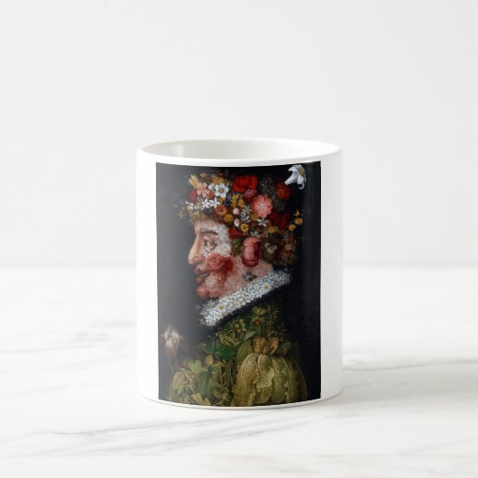 Der Frühling, Arcimboldo Kaffeetasse (Mittel)