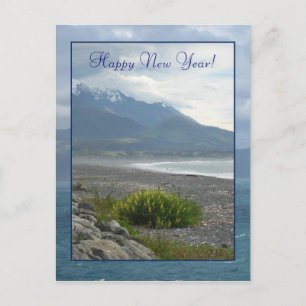 Der Frühling auf der Kaikoura Beach Postkarte
