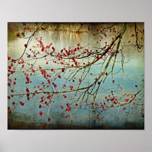Der Frühling bricht überall aus Poster (Vorne)