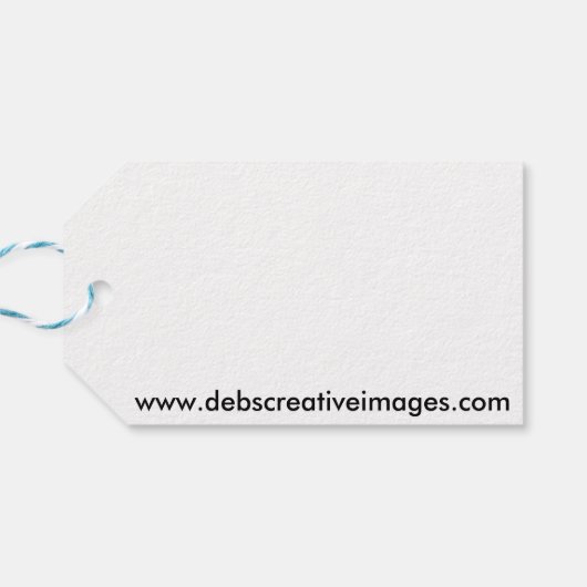 Der Frühling Chihuahuas Geschenkanhänger (Rückseite Horizontal)