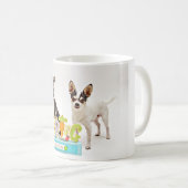 Der Frühling Chihuahuas Kaffeetasse (VorderseiteRechts)