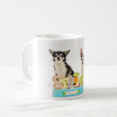 Der Frühling Chihuahuas Kaffeetasse (Vorderseite Links)