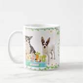 Der Frühling Chihuahuas Kaffeetasse (Links)