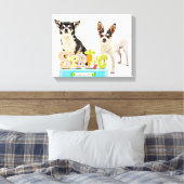 Der Frühling Chihuahuas Leinwanddruck (Insitu (Schlafzimmer))