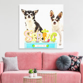 Der Frühling Chihuahuas Leinwanddruck (Insitu (Wohnzimmer))