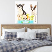 Der Frühling Chihuahuas Leinwanddruck (Insitu (Schlafzimmer))