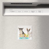 Der Frühling Chihuahuas Magnet (In Situ (Geschirrspüler))