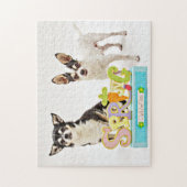 Der Frühling Chihuahuas Puzzle (Vertikal)