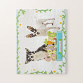 Der Frühling Chihuahuas Puzzle (Vertikal)