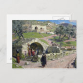 Der Frühling der Jungfrau in Nazareth, 1882 Postkarte (Vorne/Hinten)