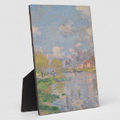 Der Frühling der Seine durch Monet Impressionist Fotoplatte (Seite)