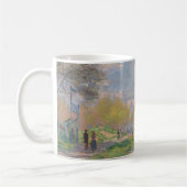 Der Frühling der Seine durch Monet Impressionist Kaffeetasse (Links)