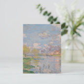 Der Frühling der Seine durch Monet Impressionist Karte (Stehend Vorderseite)