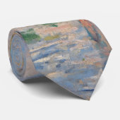 Der Frühling der Seine durch Monet Impressionist Krawatte (Gerollt)
