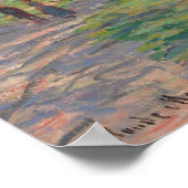 Der Frühling der Seine durch Monet Impressionist Poster (Ecke)