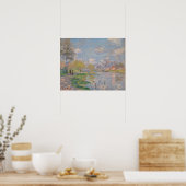 Der Frühling der Seine durch Monet Impressionist Poster (Küche)