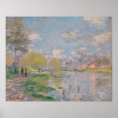 Der Frühling der Seine durch Monet Impressionist Poster (Vorne)