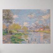 Der Frühling der Seine durch Monet Impressionist Poster (Vorne)