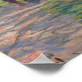 Der Frühling der Seine durch Monet Impressionist Poster (Ecke)