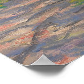 Der Frühling der Seine durch Monet Impressionist Poster (Ecke)