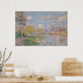 Der Frühling der Seine durch Monet Impressionist Poster (Küche)