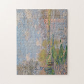 Der Frühling der Seine durch Monet Impressionist Puzzle (Vertikal)