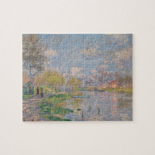 Der Frühling der Seine durch Monet Impressionist Puzzle