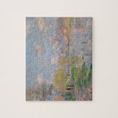 Der Frühling der Seine durch Monet Impressionist Puzzle (Vertikal)