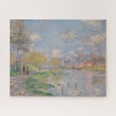 Der Frühling der Seine durch Monet Impressionist Puzzle (Horizontal)