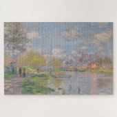Der Frühling der Seine durch Monet Impressionist Puzzle (Horizontal)