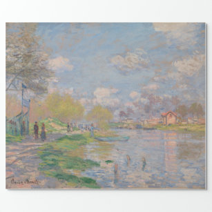 Der Frühling der Seine von Claude Monet Geschenkpapier
