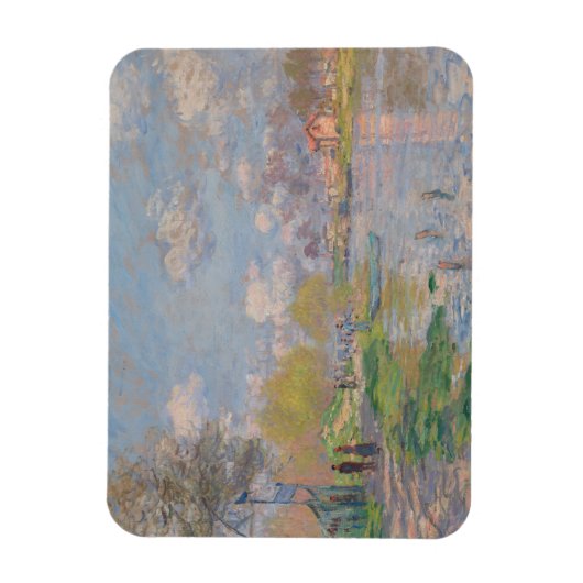 Der Frühling der Seine von Claude Monet Magnet (Vertikal)