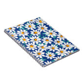 Der Frühling donnert: trendige Blumenmuster. Notizblock (Rechte Seite)