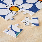 Der Frühling donnert: trendige Blumenmuster. Puzzle (Seite)