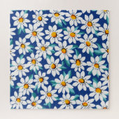 Der Frühling donnert: trendige Blumenmuster. Puzzle (Horizontal)