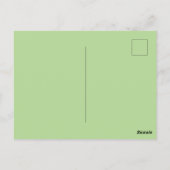 Der Frühling hat grüne Blätter gesprungen Postkarte (Rückseite)