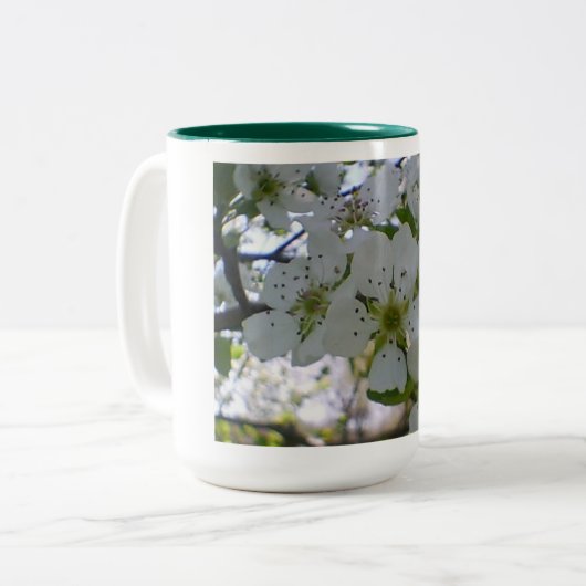 Der Frühling im Blut Zweifarbige Tasse (Vorderseite Links)