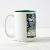 Der Frühling im Blut Zweifarbige Tasse (Links)