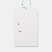 Der Frühling im Garten Geschenkanhänger (Rückseite)