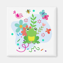 Der Frühling im Garten Magnet