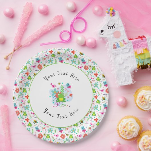 Der Frühling im Garten Pappteller (Party)