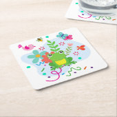 Der Frühling im Garten Rechteckiger Pappuntersetzer (angewinkelt)