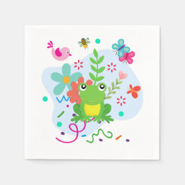 Der Frühling im Garten Serviette