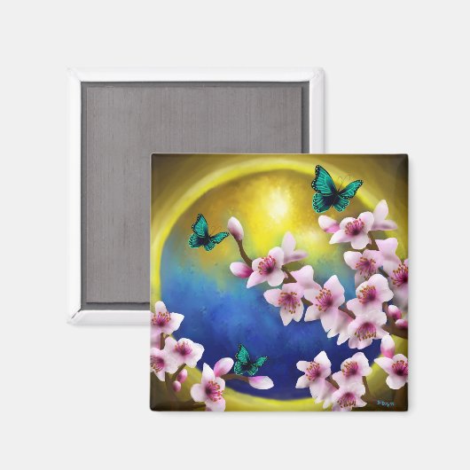 Der Frühling im Magnet des Himmels (Vorderseite/Rückseite)