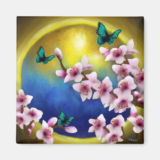 Der Frühling im Magnet des Himmels (Vorne)