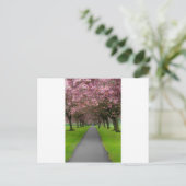 Der Frühling im Park Postkarte (Stehend Vorderseite)