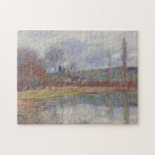 Der Frühling im Vetheuil Monet Schöne Kunst Puzzle (Horizontal)