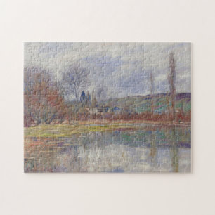 Der Frühling im Vetheuil Monet Schöne Kunst Puzzle